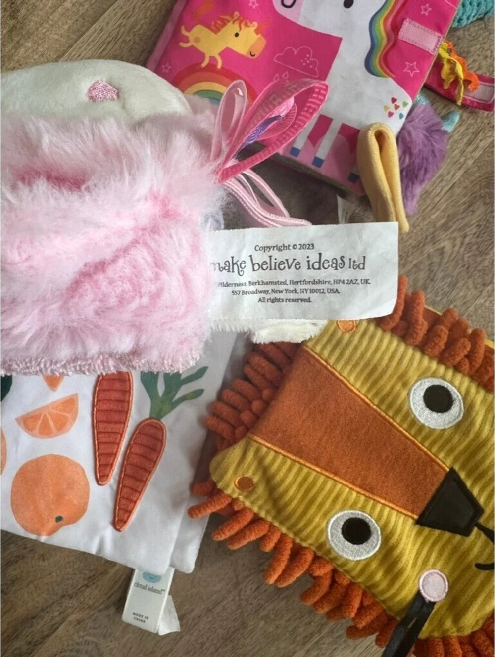 Soft Baby Books Set of 4 from Make Believe Ideas Crinkly Montessori Toddler